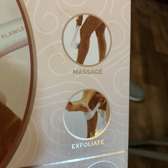 Flawless Cleanse Spa Spinning Shower Brush With 3 Heads NIB - Picture 5 of 8